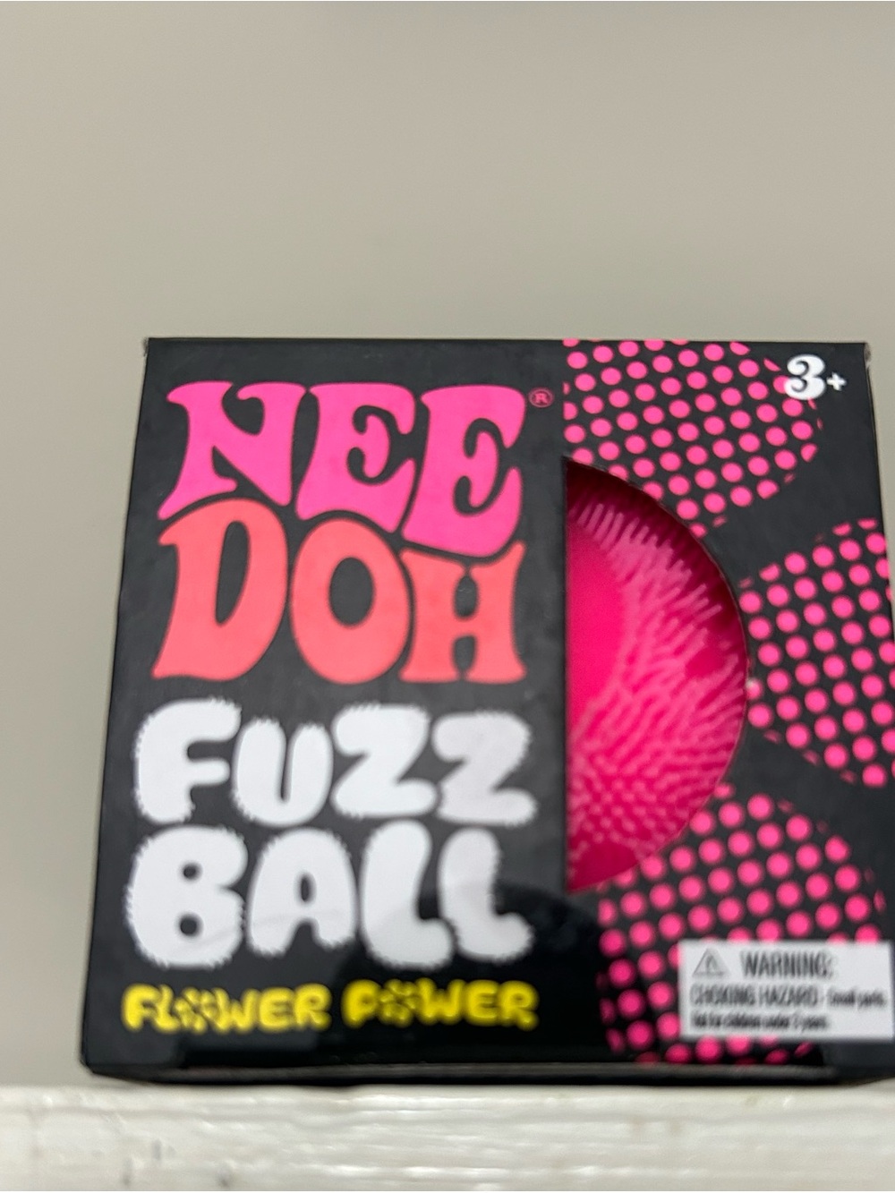 NeeDoh Fuzz Ball Kids Toy - Pink